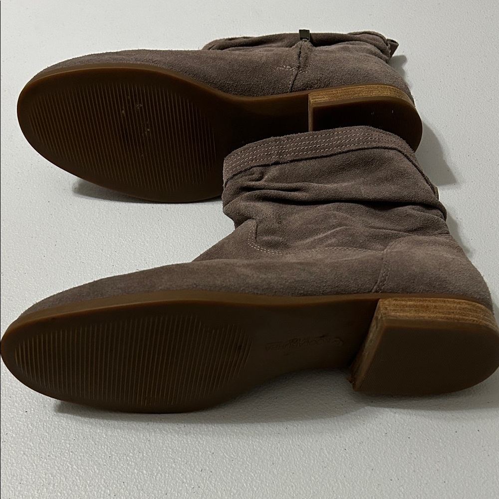 Koolaburra Taupe Ankle Boots - Picture 4 of 7
